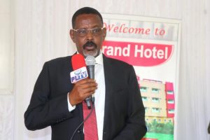 Read more about the article 1, March, 2021: Wasiirka Wasaaradda Tamarta, Macdanta iyo Biyaha Dawladda Puntland mudane Axmed Maxamed Yuusuf ( Taaran ) ayaa maanta daah furay Siyaasadda Maaraynta Khayraadka Biyaha Dawladda Puntland.